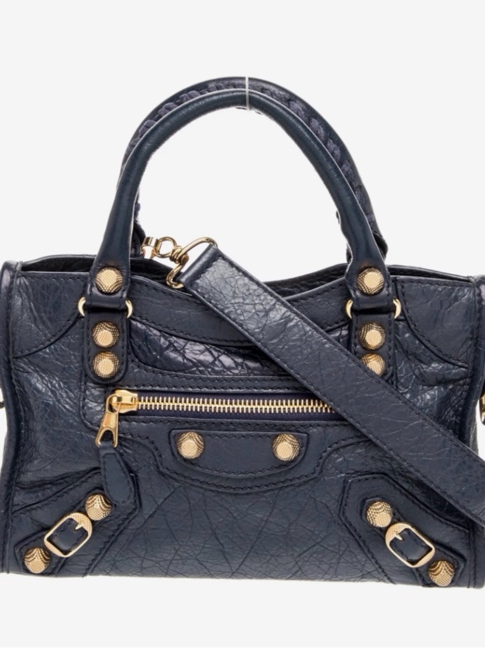 Balenciaga Leather Motocross City Giant Mini